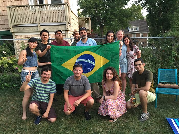 Saying goodbye to Rafael in our multi-reasons BBQ celebration! (July. 25, 2016)